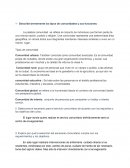 Foro 1.1 Descripcion de tipos de comunidades