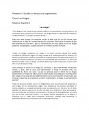 Proyecto 1: Escribir un ensayo con argumentos Tema: Las Drogas