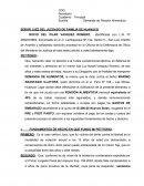 Demanda familiar - alimentos