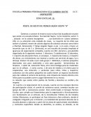 PERFIL DE GRUPO DE PRIMER GRADO GRUPO “B”