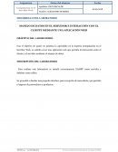 MANEJO DE DATOS EN EL SERVIDOR E INTERACCIÓN CON EL CLIENTE MEDIANTE UNA APLICACIÓN WEB