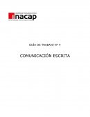 COMUNICACIÓN ESCRITA EXPRESIÓN ESCRITA