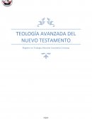 TEOLOGÍA AVANZADA DEL NUEVO TESTAMENTO