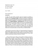 Carta Legal ejemplo