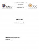 Análisis de resolución
