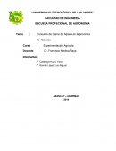 Consumo de Carne de Alpaca en la provincia de Abancay