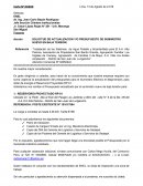 SOLICITUD DE ACTUALIZACION Y/O PRESUPUESTO DE SUMINISTRO NUEVO EN BAJA TENSION.