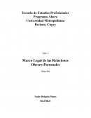 Taller 3 Marco Legal de las Relaciones Obrero-Patronales Mana 404