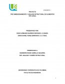 PRE DIMENSIONAMIENTO Y ANALISIS ESTRUCTURAL DE ELEMENTOS TIPO (VIGA).