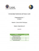 Preparatoria Materia: Matemáticas III