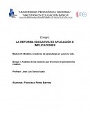 LA REFORMA EDUCATIVA SU APLICACIÓN E IMPLICACIONES