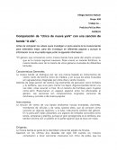 Comparación de “chico de nueva york” con una canción de banda “A ella”.