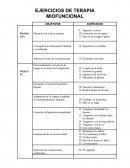 Ejercicios de terapia
