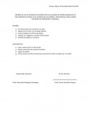 Informe de las actividades realizadas con los alumnos de primer grado que se encuentran en rezago en la asignatura de español