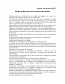 Estudio de Mercado de un Proyecto de inversión