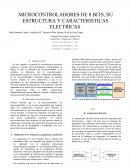 MICROCONTROLADORES DE 8 BITS, SU ESTRUCTURA Y CARACTERISTICAS ELECTRICAS.