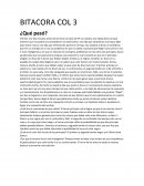 Ejemplo de bitacora tercer nivel