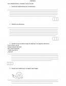 EXAMEN ESPAÑOL TERCER GRADO