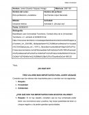 Tres valores más importantes para Javier Vázquez