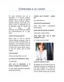 Entrevista a un Lector