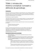 Aprendizaje y condicionamiento