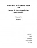 Actividad de artes literatura