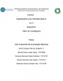 Uso irracional de la energia electrica