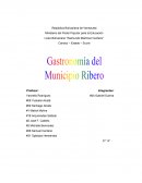 Gastronomía del Municipio Ribero Estado Sucre