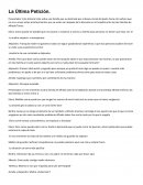 Ejemplo de cuento literatura. La Última Petición