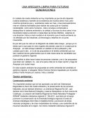 UNA AREQUIPA LIMPIA PARA FUTURASGENERACIONES