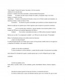 Cuento del canario, las pinzas y los tres muertos