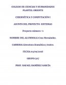 PLANTEL ORIENTE CIBERNÉTICA Y COMPUTACIÓN I