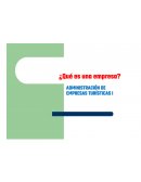 QUÉ ES UNA EMPRESA Y QUÉ ES LA ADMINISTRACIÓN