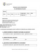 Evaluación Lectura Complementaria “EL FANTASMA DEL PALACIO” s/r