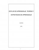 Estilos de aprendizaje, teorías y estrategias de aprendizaje