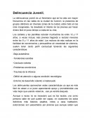 Dekincuencia Juvenil
