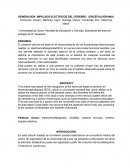 GENERACION IMPULSOS ELECTRICOS DEL CEREBRO (ENCEFALOGRAMA)