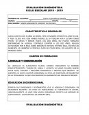 Diagnostica lenguaje y socioemocinal