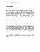 Descripción de pintura Cristo crucificado