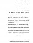 Ordinario Civil: Demanda de Otorgamiento y Firma de escritura publica