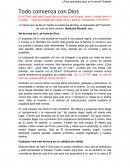 Todo comienza con Dios