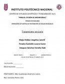 OPERACIÓN DE PLANTAS DE TRATAMIENTO DE AGUAS RESIDUALES