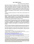 Vida y obra de Pablo