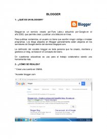 BLOGGER ACTIVIDAD. Página 1