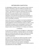 Resumen metodología cuantitativa