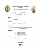 LEVANTAMIENTO DE PERFILES DE TERRENO Y MEDICIÓN DE ALTURA DE ÁRBOLES