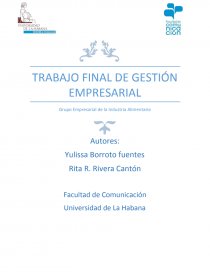 Grupo Empresarial de la Industria Alimentaria. Página 1
