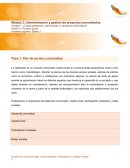 Plan de acción y comunidad