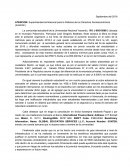 Ejemplar de denuncia ante un organismo