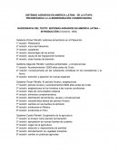 SISTEMAS AGRARIOS EN AMERICA LATINA: DE LA ETAPA PREHISPÁNOCA A LA MODERNIZACIÓN CONSERVADORA